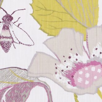 Ткань - Clarke and Clarke - LOTUS - DAMSON/JADE - F1289/03