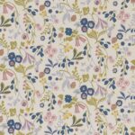 Ткань - Clarke and Clarke - ASHBEE - TEAL/BLUSH - F1312/06