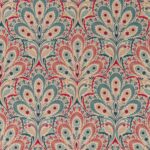 Ткань - Clarke and Clarke - PERSIA - DENIM/RASPBERRY - F1332/02