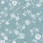 Ткань - Clarke and Clarke - SAKURA - TEAL - F1343/07