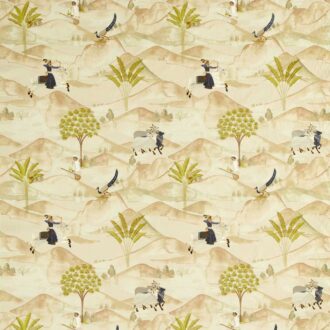 Ткань - Clarke and Clarke - SAHARA - DENIM - F1371/03