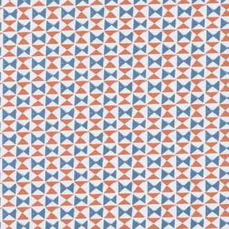 Ткань - Clarke and Clarke - ORIANNA - DENIM/SPICE - F1376/03