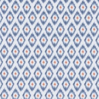 Ткань - Clarke and Clarke - ZORA - DENIM/SPICE - F1379/02