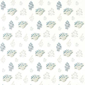 Ткань - Clarke and Clarke - FLORIS - MINERAL/DENIM - F1431/04