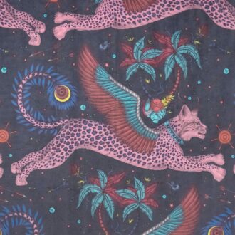 Ткань - Clarke and Clarke - LYNX VELVET - NAVY - F1478/03