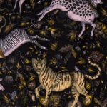 Ткань - Clarke and Clarke - PROTEA VELVET - CHARCOAL - F1479/02