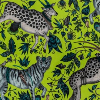 Ткань - Clarke and Clarke - PROTEA VELVET - LIME - F1479/04