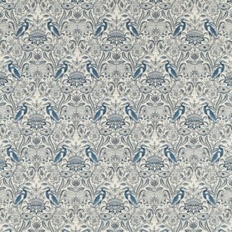 Ткань - Clarke and Clarke - NAKURU - MIDNIGHT/LINEN - F1547/04