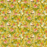 Ткань - Clarke and Clarke - WILD MEADOW VELVET - OCHRE VELVET - F1575/05