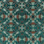 Ткань - Clarke and Clarke - EMERALD FOREST - TEAL JACQUARD - F1581/04