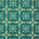 Ткань - Clarke and Clarke - EMERALD VELVET - TEAL VELVET - F1585/02
