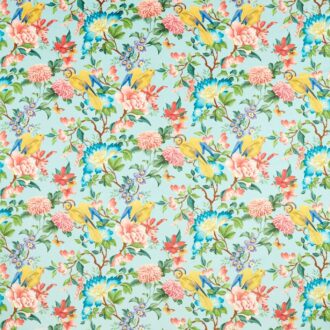 Ткань - Clarke and Clarke - GOLDEN PARROT VELVET - MINERAL VELVET - F1586/02