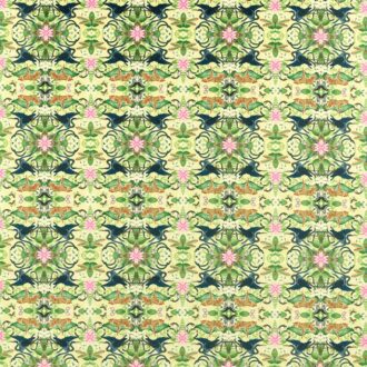 Ткань - Clarke and Clarke - WONDERLUST VELVET - CITRON VELVET - F1592/01