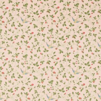 Ткань - Clarke and Clarke - WILD STRAWBERRY - BLUSH LINEN - F1606/01