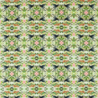 Ткань - Clarke and Clarke - WONDERLUST TEA STORY - DOVE - F1607/01