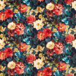 Ткань - Clarke and Clarke - TAHITI - MIDNIGHT - F1610/04