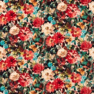 Ткань - Clarke and Clarke - TAHITI - ROUGE - F1610/05