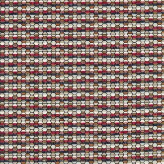 Ткань - Clarke and Clarke - COSMIC - MIDNIGHT/RUBY - F1616/02