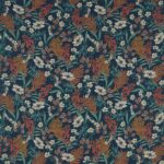 Ткань - Clarke and Clarke - HAZELBURY - MIDNIGHT/SPICE - F1648/03