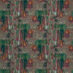 Ткань - Clarke and Clarke - HILLCREST - FOREST/RASPBERRY - F1649/01