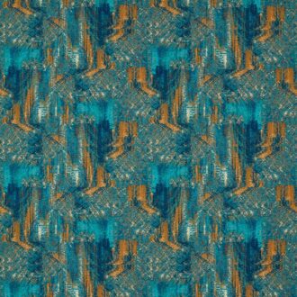 Ткань - Clarke and Clarke - HILLCREST - TEAL/SPICE - F1649/05