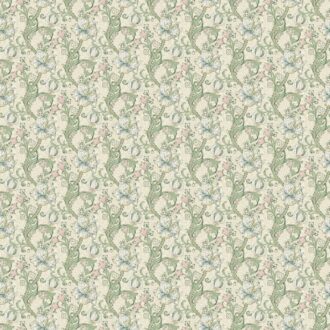 Ткань - Clarke and Clarke - GOLDEN LILY - LINEN/BLUSH - F1677/03