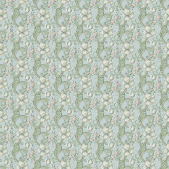 Ткань - Clarke and Clarke - GOLDEN LILY - APPLE/BLUSH - F1677/05