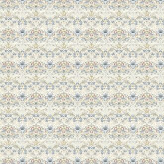 Ткань - Clarke and Clarke - STRAWBERRY THIEF - LINEN/PLUM - F1678/04