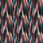 Ткань - Clarke and Clarke - MELANGE - MAGENTA/PEACOCK - F1686/02