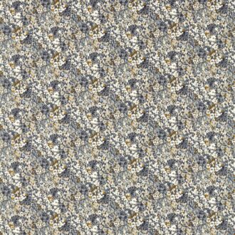 Ткань - Clarke and Clarke - ENNERDALE - DENIM/SAFFRON - F1700/02