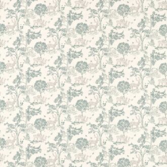 Ткань - Clarke and Clarke - RIVINGTON - TEAL - F1702/03