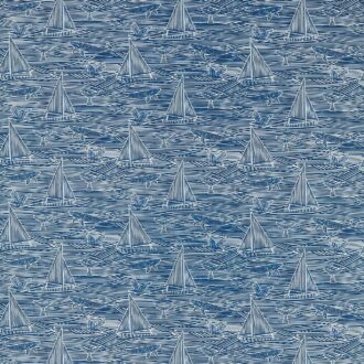 Ткань - Clarke and Clarke - FIN - NAVY - F1726/03