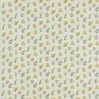 Ткань - Clarke and Clarke - LEIDEN - BLUSH/SAGE - F1736/02