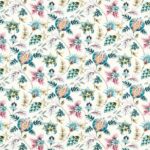 Ткань - Clarke and Clarke - SIZERGH - TEAL/BERRY - F1739/03