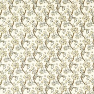 Ткань - Clarke and Clarke - GOLDEN LILY Вышивка - DOVE - F1742/01