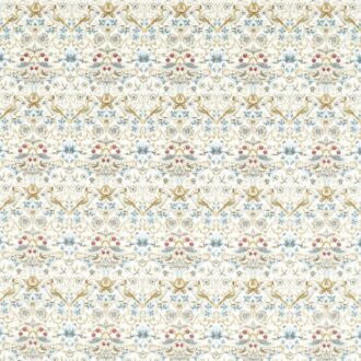 Ткань - Clarke and Clarke - STRAWBERRY THIEF Вышивка - DENIM - F1745/02