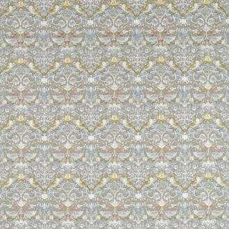 Ткань - Clarke and Clarke - STRAWBERRY THIEF Вышивка - SLATE/BLUSH - F1745/03