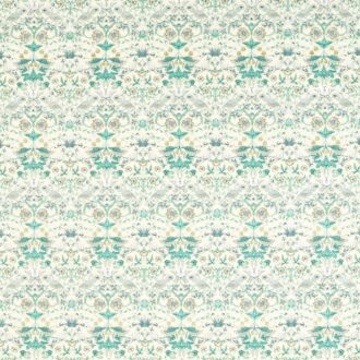 Ткань - Clarke and Clarke - STRAWBERRY THIEF Вышивка - TEAL - F1745/04