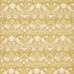 Ткань - Clarke and Clarke - STRAWBERRY THIEF JACQUARD - CHARTREUSE - F1746/01