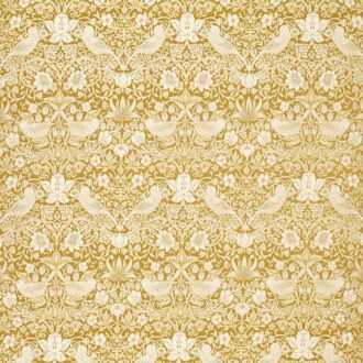 Ткань - Clarke and Clarke - STRAWBERRY THIEF JACQUARD - CHARTREUSE - F1746/01