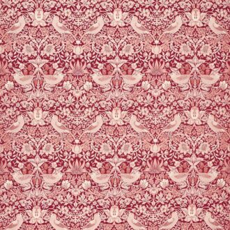 Ткань - Clarke and Clarke - STRAWBERRY THIEF JACQUARD - PLUM - F1746/05