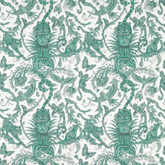 Ткань - Clarke and Clarke - BOSQUE JACQUARD - SEAFOAM - F1750/02