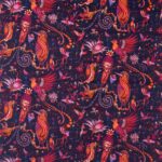 Ткань - Clarke and Clarke - QUETZAL VELVET - VIOLET - F1759/03
