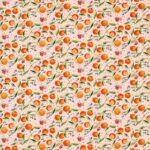 Ткань - Clarke and Clarke - ORANGE BLOSSOM - BLUSH - F1784/01