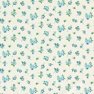 Ткань - Clarke and Clarke - ROSEBUD - COBALT - F1785/02