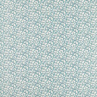 Ткань - Clarke and Clarke - BUTA Вышивка - TEAL - F1809/05