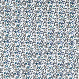 Ткань - Clarke and Clarke - HATHI Вышивка - COBALT - F1813/01