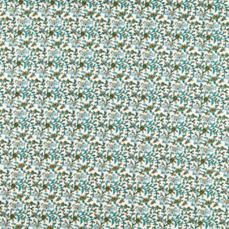 Ткань - Clarke and Clarke - HATHI Вышивка - TEAL - F1813/03