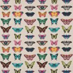 Ткань - Harlequin - PAPILIO -  Flamingo/Papaya/Loganberry - HAMA120344