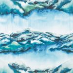 Ткань - Harlequin - KAILANI -  Marine/Lime - HANZ120607